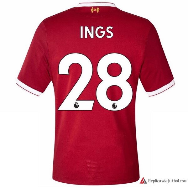 Camiseta Liverpool Primera equipación Ings 2017-2018